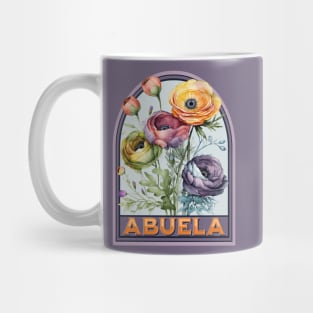 Abuela Vintage Floral Grandmother Mug